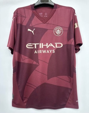 Camisola Manchester City 24/25 Vermelha