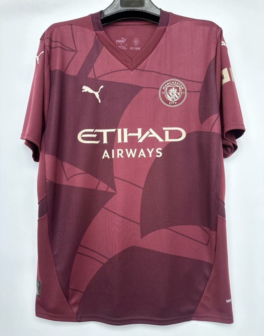 Camisola Manchester City 24/25 Vermelha