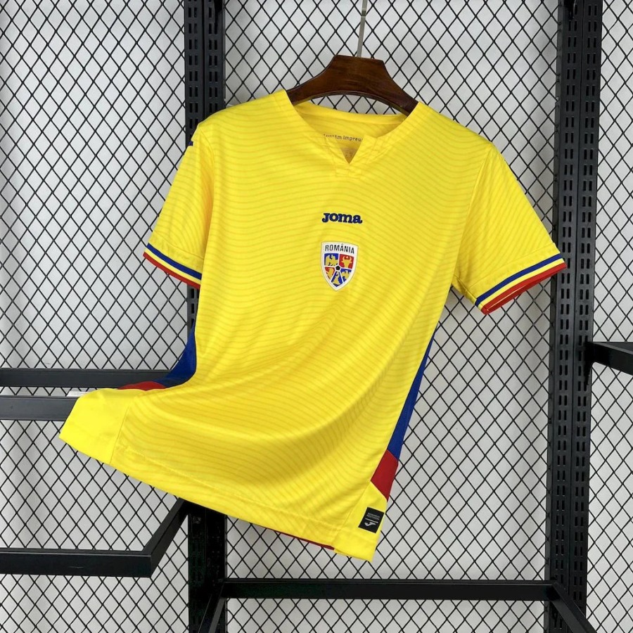 Camisola Roménia 2025 Futebol Homem Mulher Criança