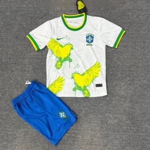 Camisola Brasil 25/26 Criança Especial Bird White