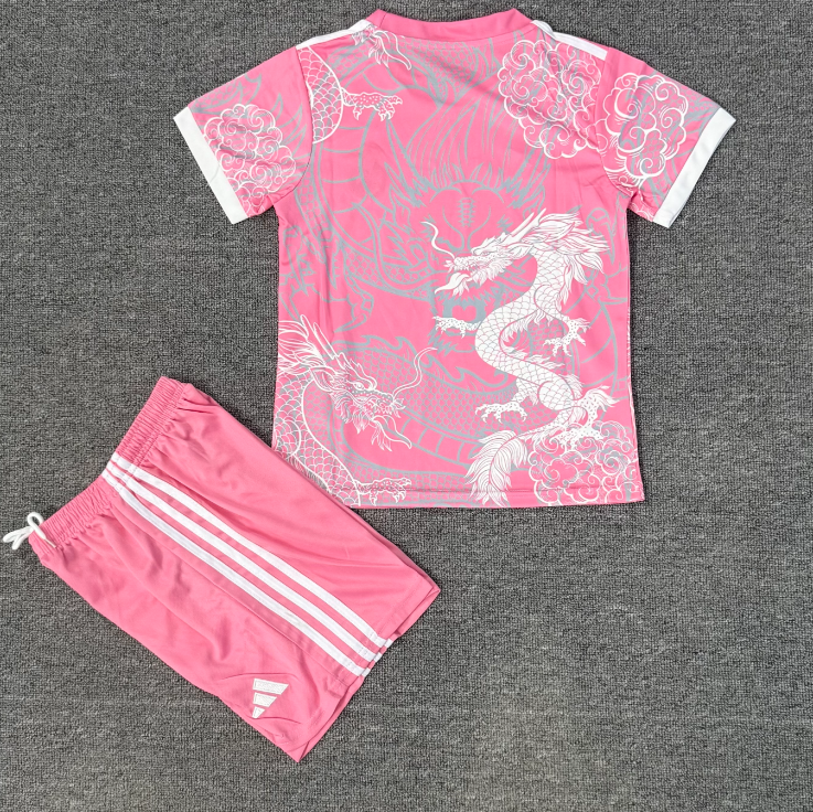 Camisola Real Madrid 25/26 Criança Dragão Rosa