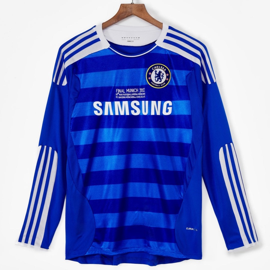 Camisola Chelsea Principal 2011-2012 Retro Mangas Compridas