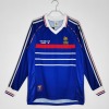 Camisola França Principal Retro 1998 Mangas Compridas