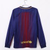 Camisola Barcelona Principal 2017-2018 Mangas Compridas Retro