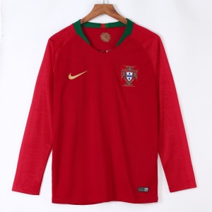 Camisola Portugal Principal Mangas Compridas 2018 Retro