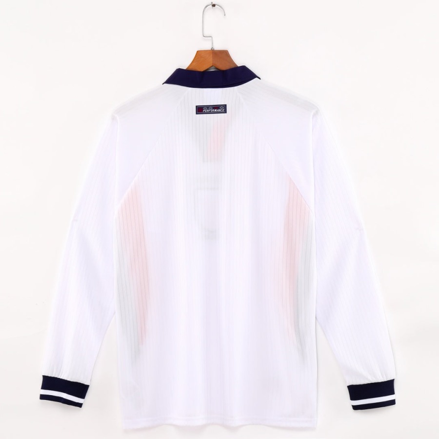 Camisola Inglaterra Principal 1998 Mangas Compridas Retro