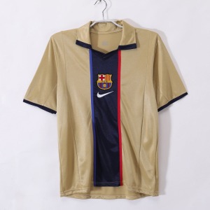 Camisola Barcelona Alternativa 2001-2002 Retro