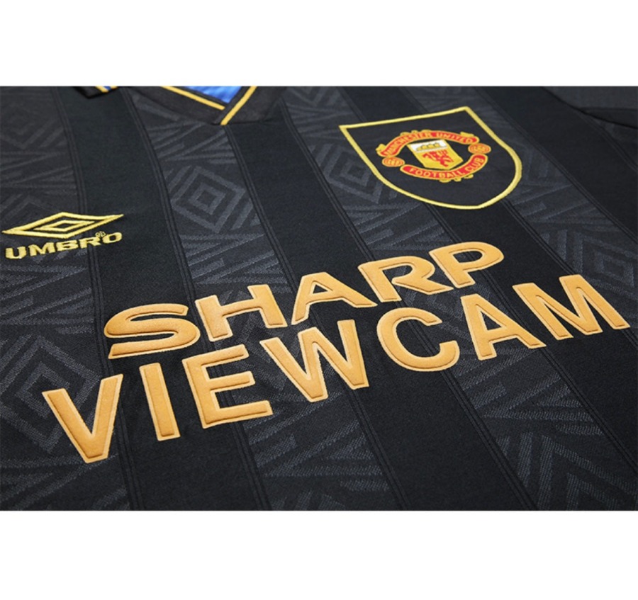 Camisola Manchester United 1993/94 Alternativa Mangas Compridas