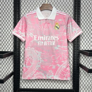 Camisola Real Madrid 25/26 Polo Rosa Premium