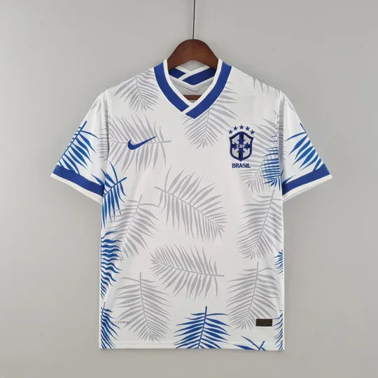 Camisola Brasil 2022 Edição Especial Branco Azul
