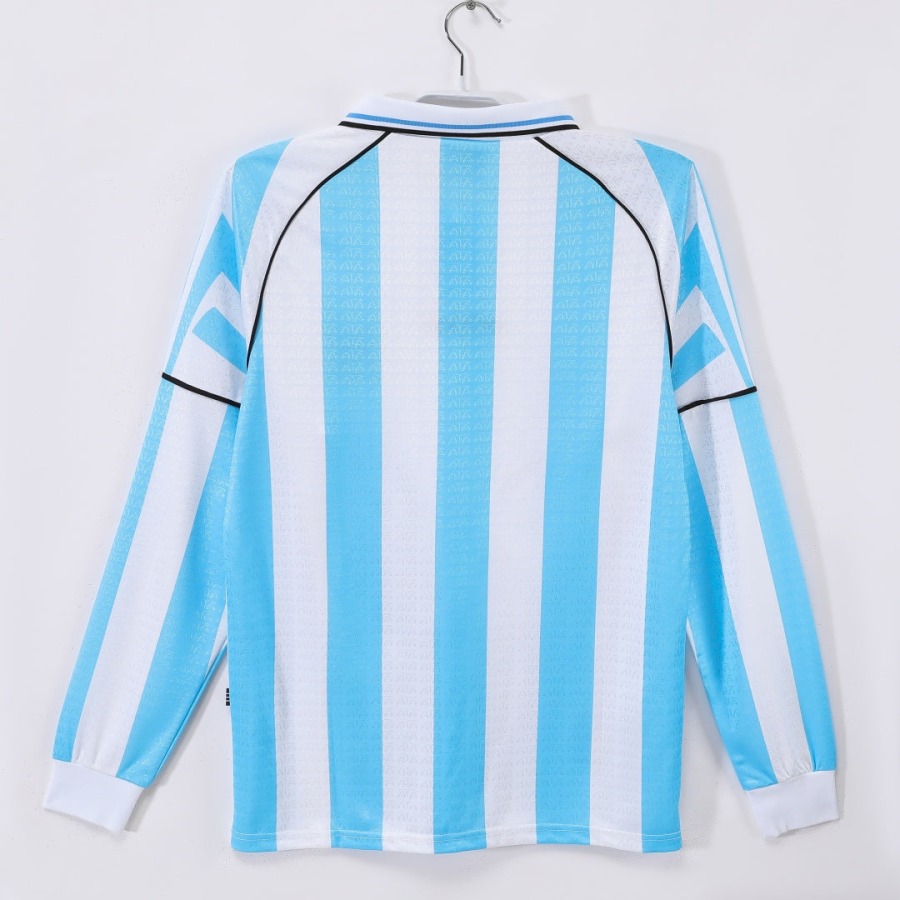 9b4c86a294e01f8207dae83f73548f5a.jpg Camisola Argentina Principal 1998 Retro Mangas Compridas