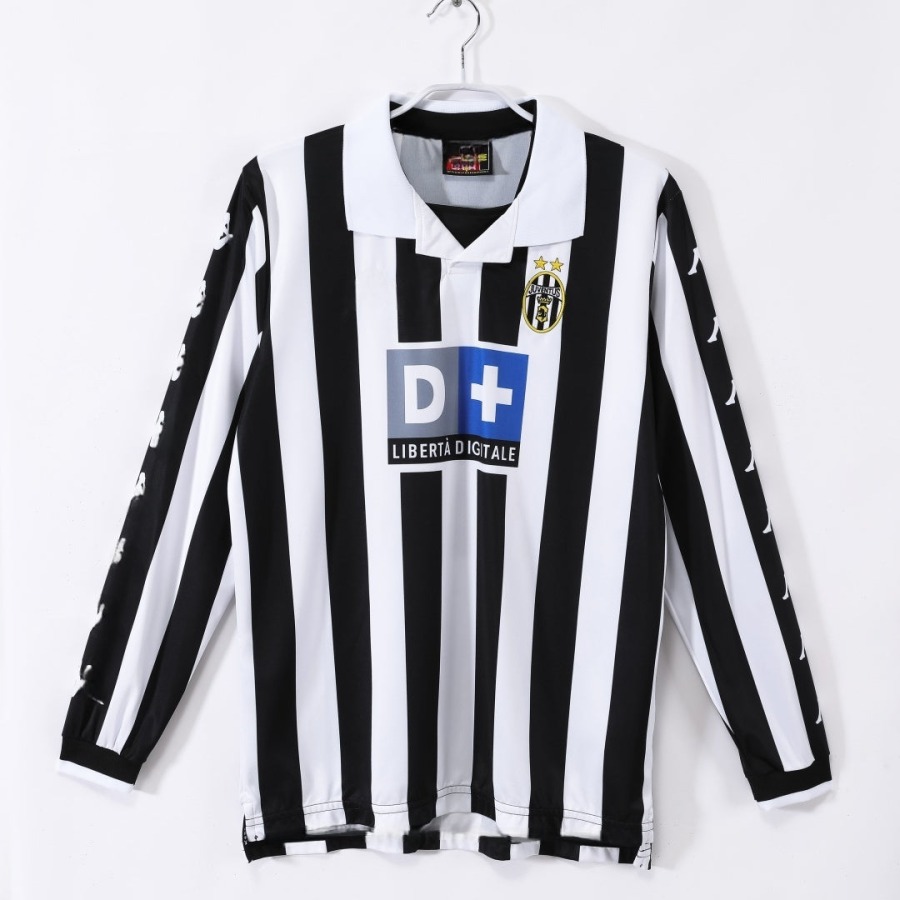 Camisola Juventus Principal 1999-2000 Retro Mangas Compridas