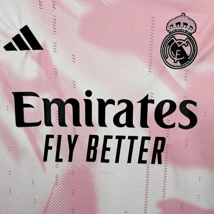 Camisola Real Madrid Concept Rosa & Branco 2025