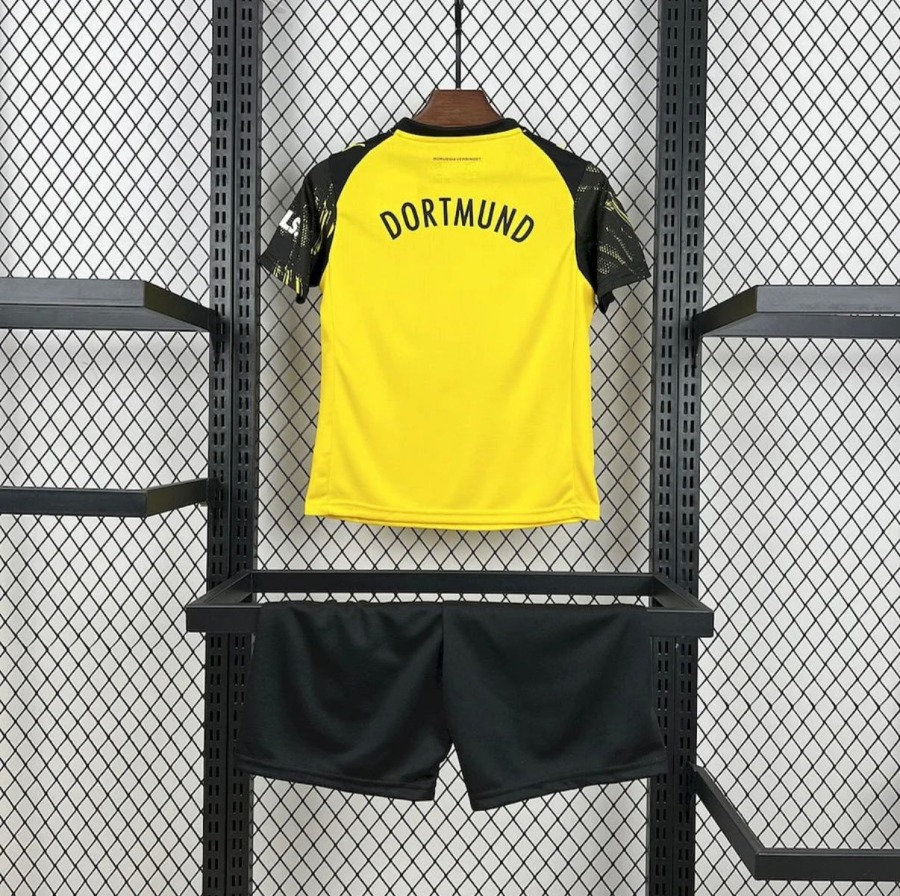 Camisola BVB Dortmund Principal 2025/26 Criança