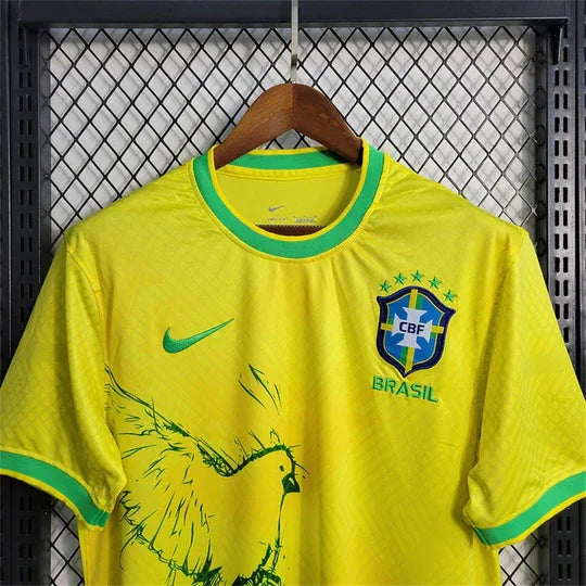 Camisola Brasil Edição Especial Pássaro Amarelo 2024/25