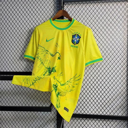 Camisola Brasil Edição Especial Pássaro Amarelo 2024/25
