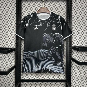 Camisola Real Madrid Preta & Cinza Pantera 2024/25