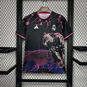 Camisola Real Madrid Preta Rosa Pantera 2024/25