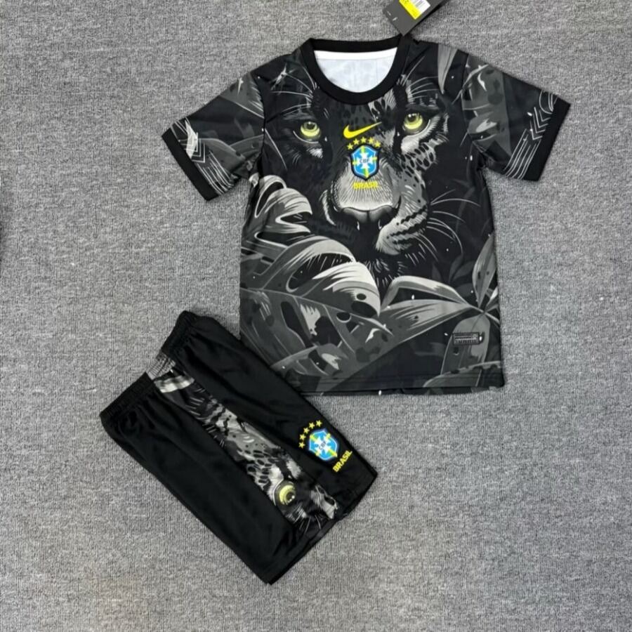 Camisola Brasil 2025/26 Criança Especial Black