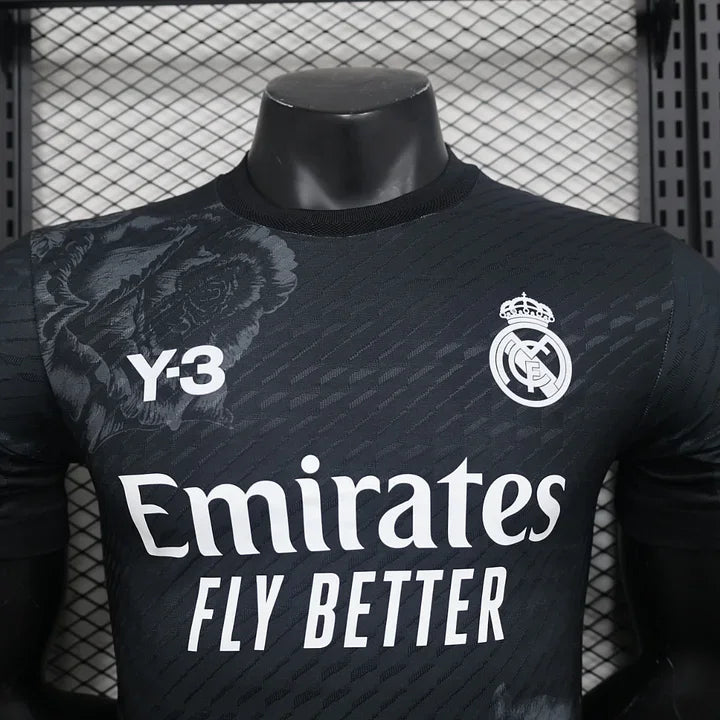 Camisola Real Madrid Y3 Preta 2024-2025