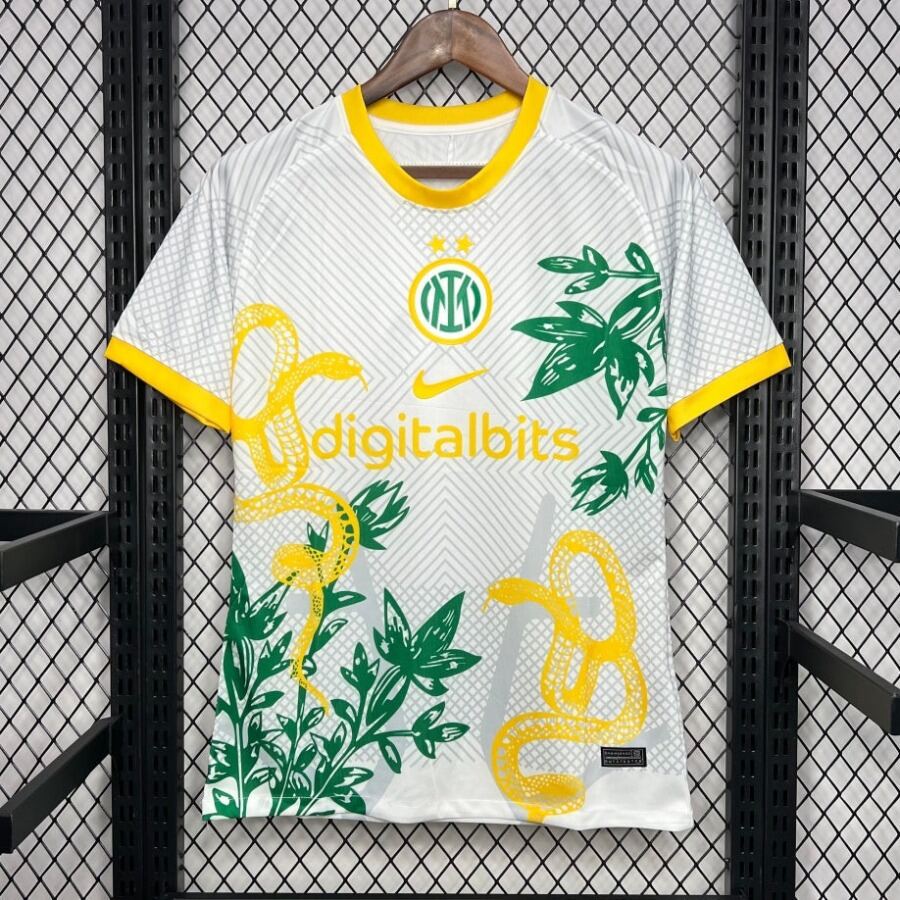 Camisola Inter Milan 24/25 Branca Especial Serpente