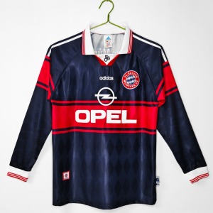 Camisola Bayern Munich Principal 1997-1999 Mangas Compridas