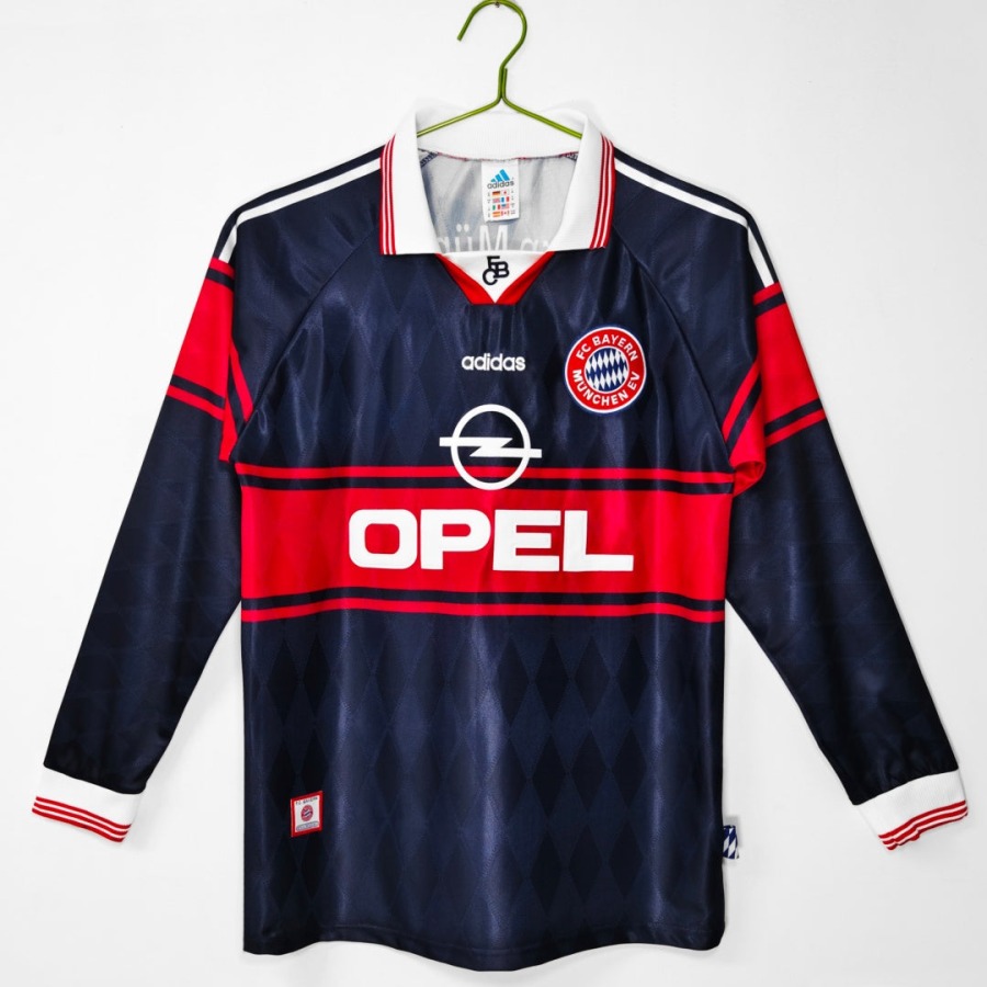 Camisola Bayern Munich Principal 1997-1999 Mangas Compridas