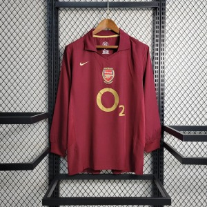 Camisola Arsenal Retro Mangas Compridas 2005/06