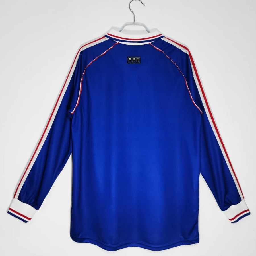 Camisola França Principal Retro 1998 Mangas Compridas
