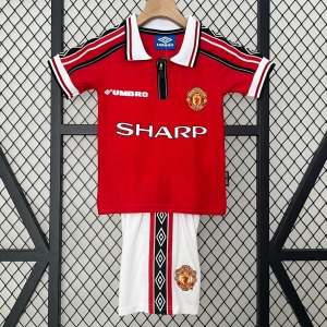 Camisola Manchester United Criança 1998-1999 Retro