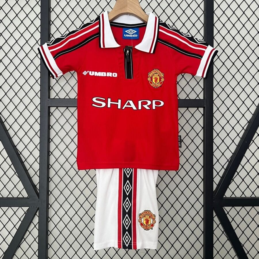 Camisola Manchester United Criança 1998-1999 Retro