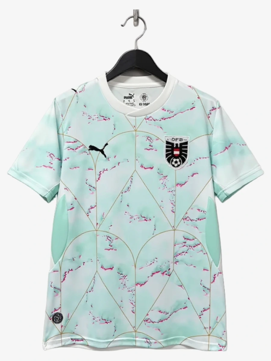 maillot-austria-exterieur-2026 studio v12 Camisola Áustria Alternativa 2026