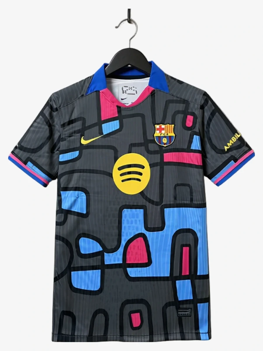 Camisola Concept FC Barcelona Edição Padrão Abstrato 2025-2026
