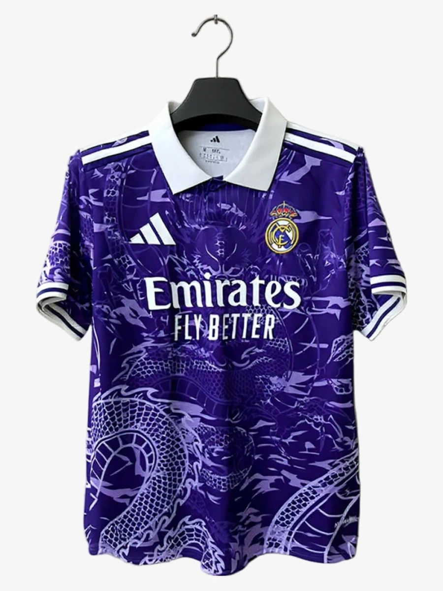 maillot-concept-real-madrid-dragon-edition-violet-2025-2026 studio v12 Camisola Concept Real Madrid Dragão Edição Violeta 2025-2026