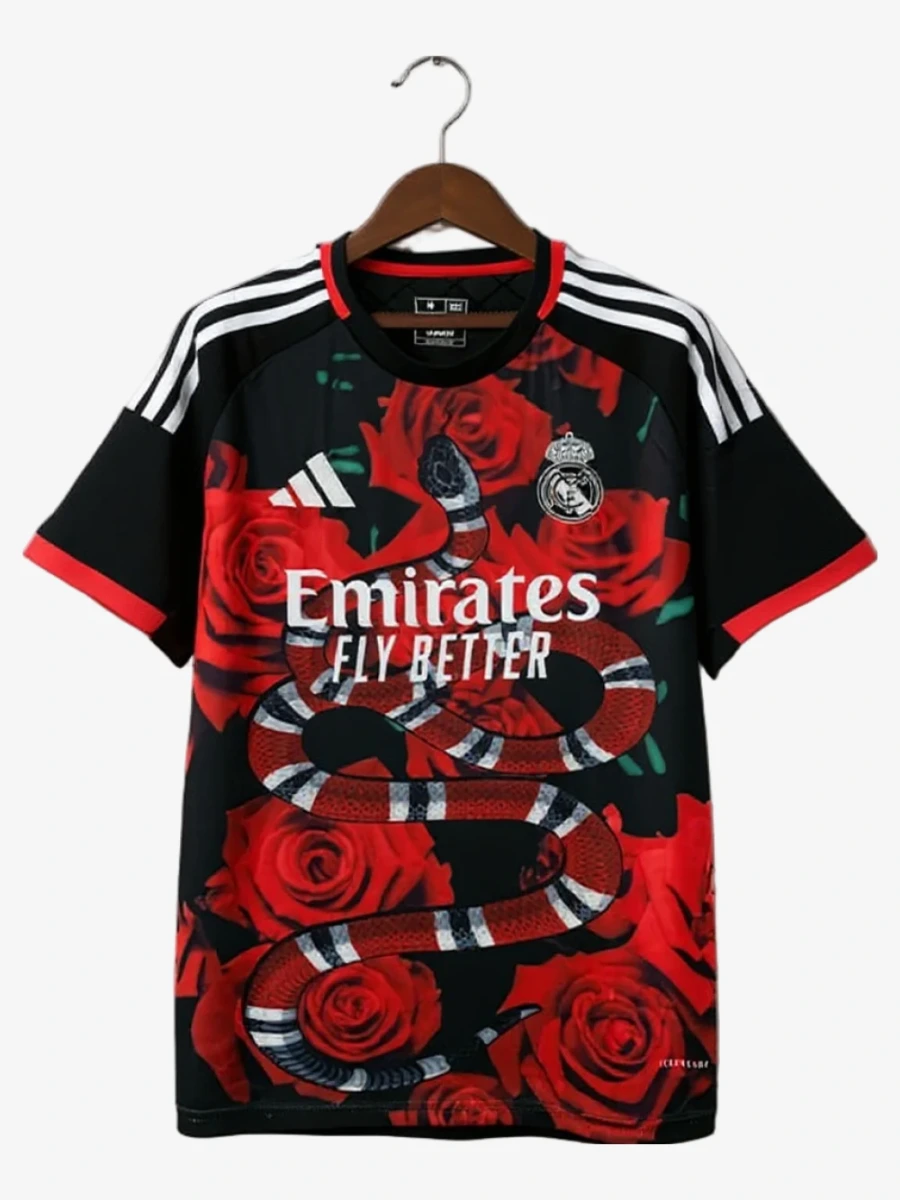 Camisola Concept Real Madrid Edição Rosa Vermelho 2025-2026
