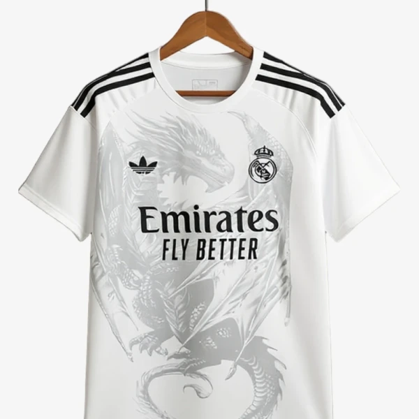 Camisola Concept Real Madrid Edição Especial Dragão Branco 2024-2025