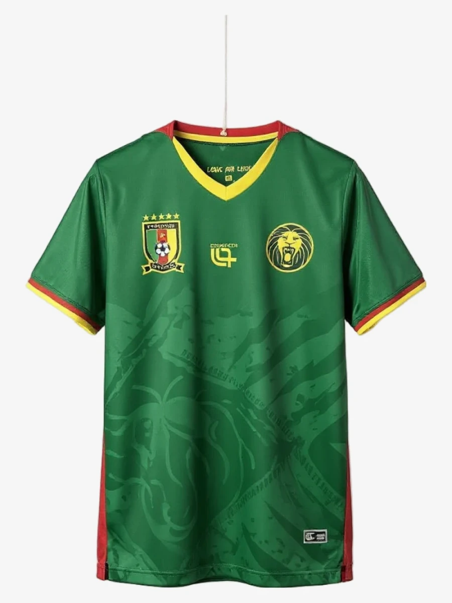 maillot-domicile-cameroun-2026 studio v10 Maillot Domicile Cameroun 2026