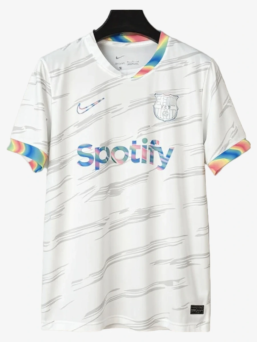 maillot-fc-barcelone-concept-blanc-2025-2026 studio v12 Camisola FC Barcelona Concept Branco 2025-2026