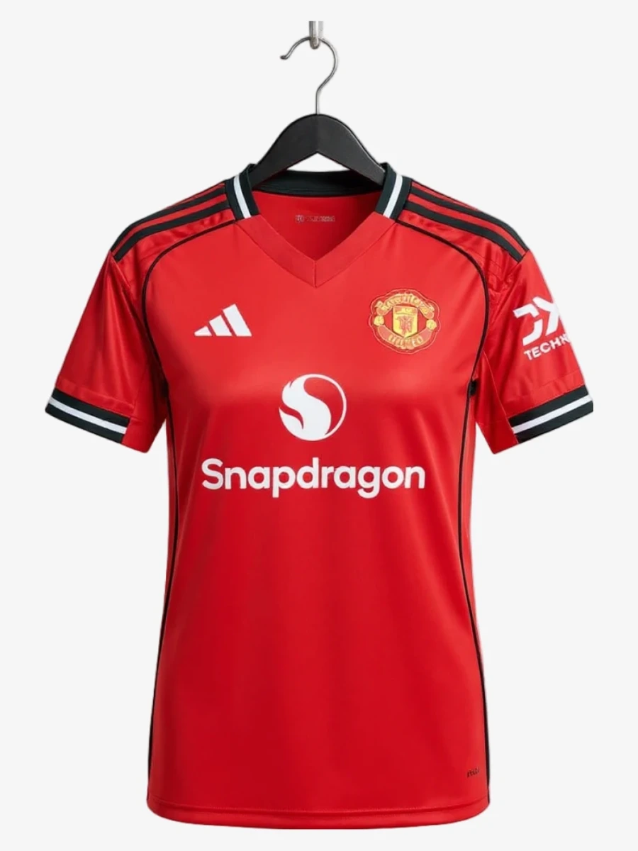maillot-femme-manchester-united-domicile-2025-2026 studio v12 Camisola Mulher Manchester United Principal 2025-2026