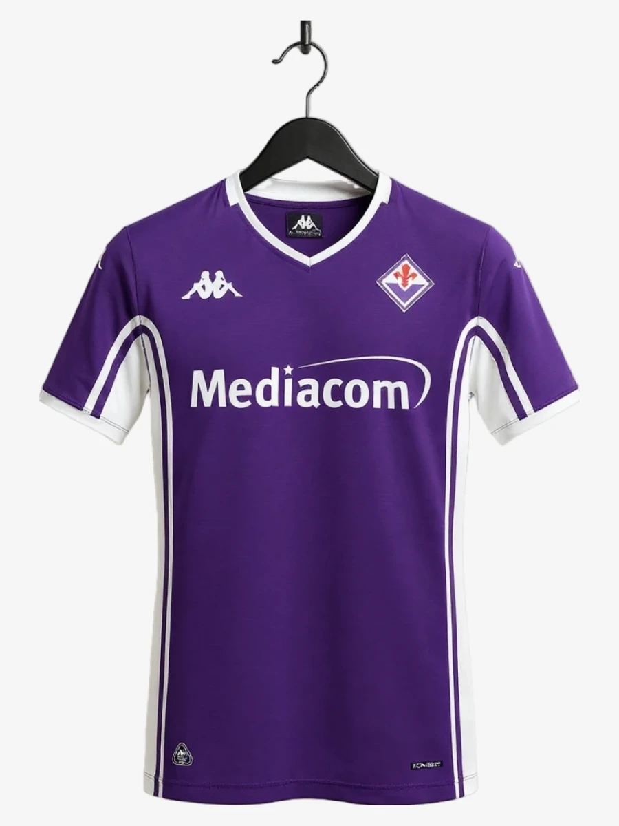 maillot-fiorentina-domicile-2025-2026 studio v12 Camisola Fiorentina Principal 2025-2026