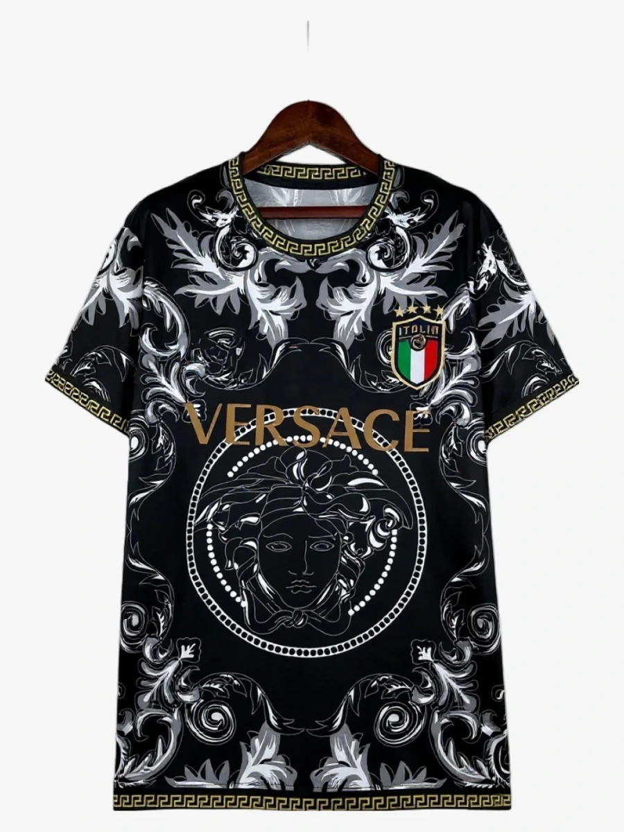 Camisola Itália Concept Preto Dourado 2023 2024