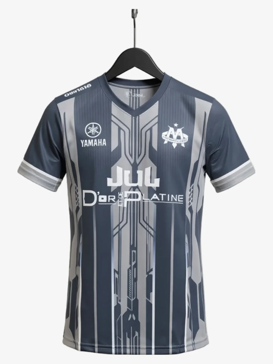 maillot-om-x-jul-grey-2025-2026 studio v12 Camisola OM X Jul Grey 2025-2026