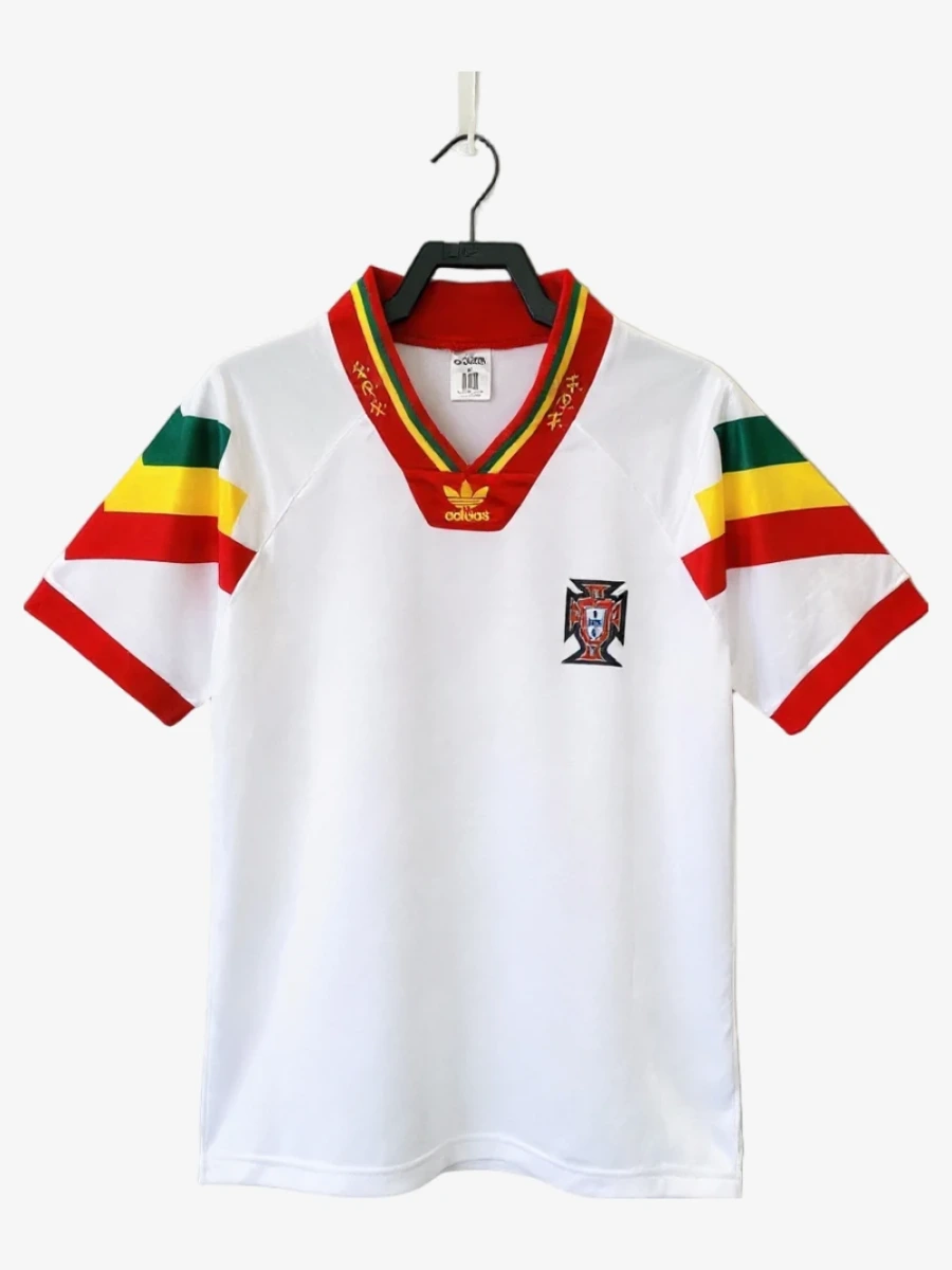 maillot-portugal-exterieur-1992 studio v12 Camisola Portugal Alternativa 1992