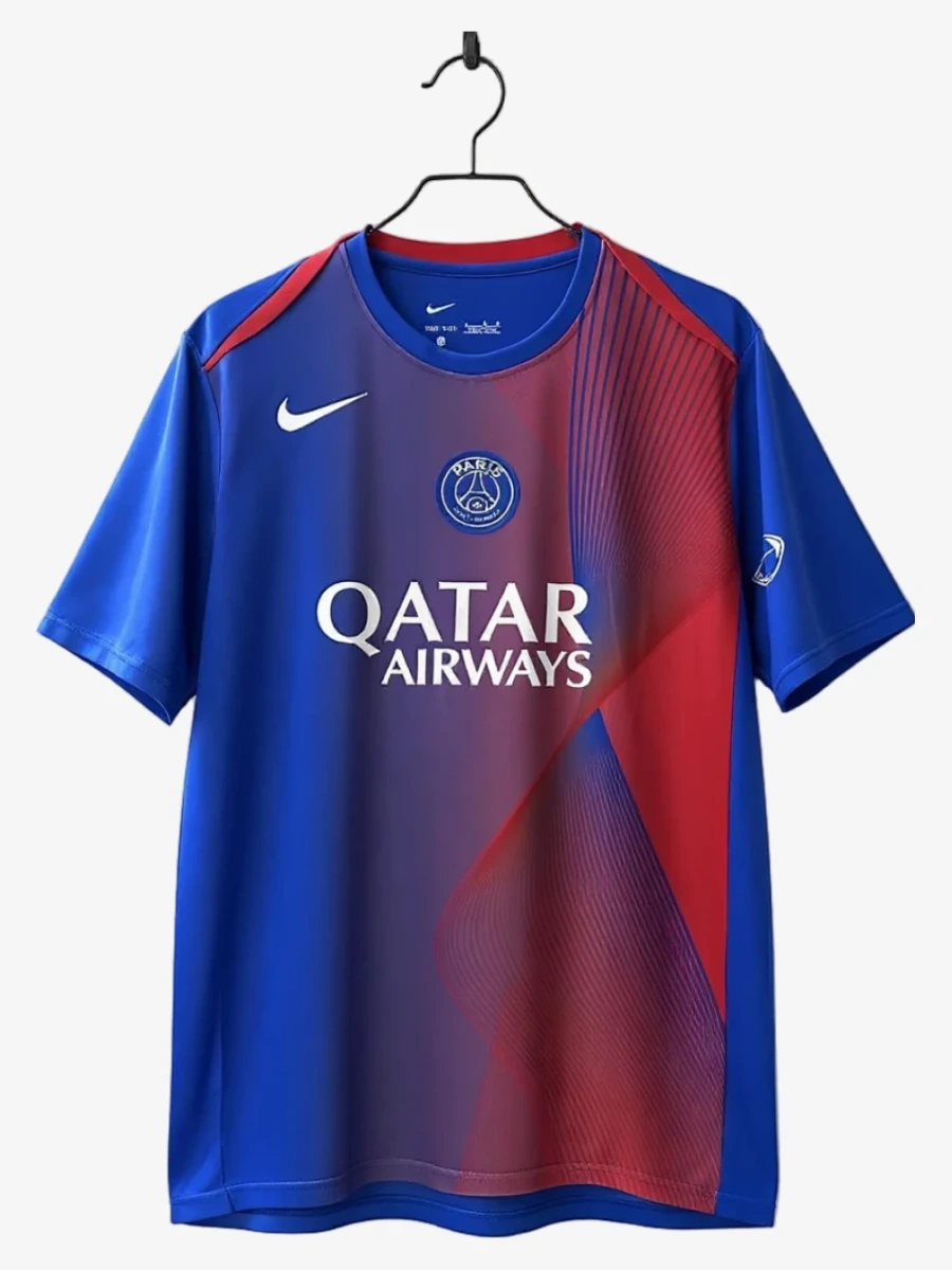maillot-psg-avant-match-2025-2026 studio v12 Maillot PSG Avant-Match 2025-2026