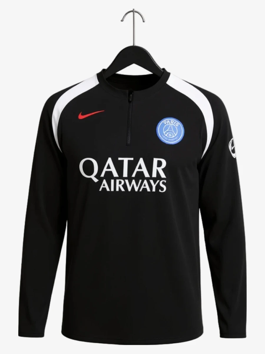 maillot-psg-black-2025-26 studio v12 Camisola PSG Black 2025/26