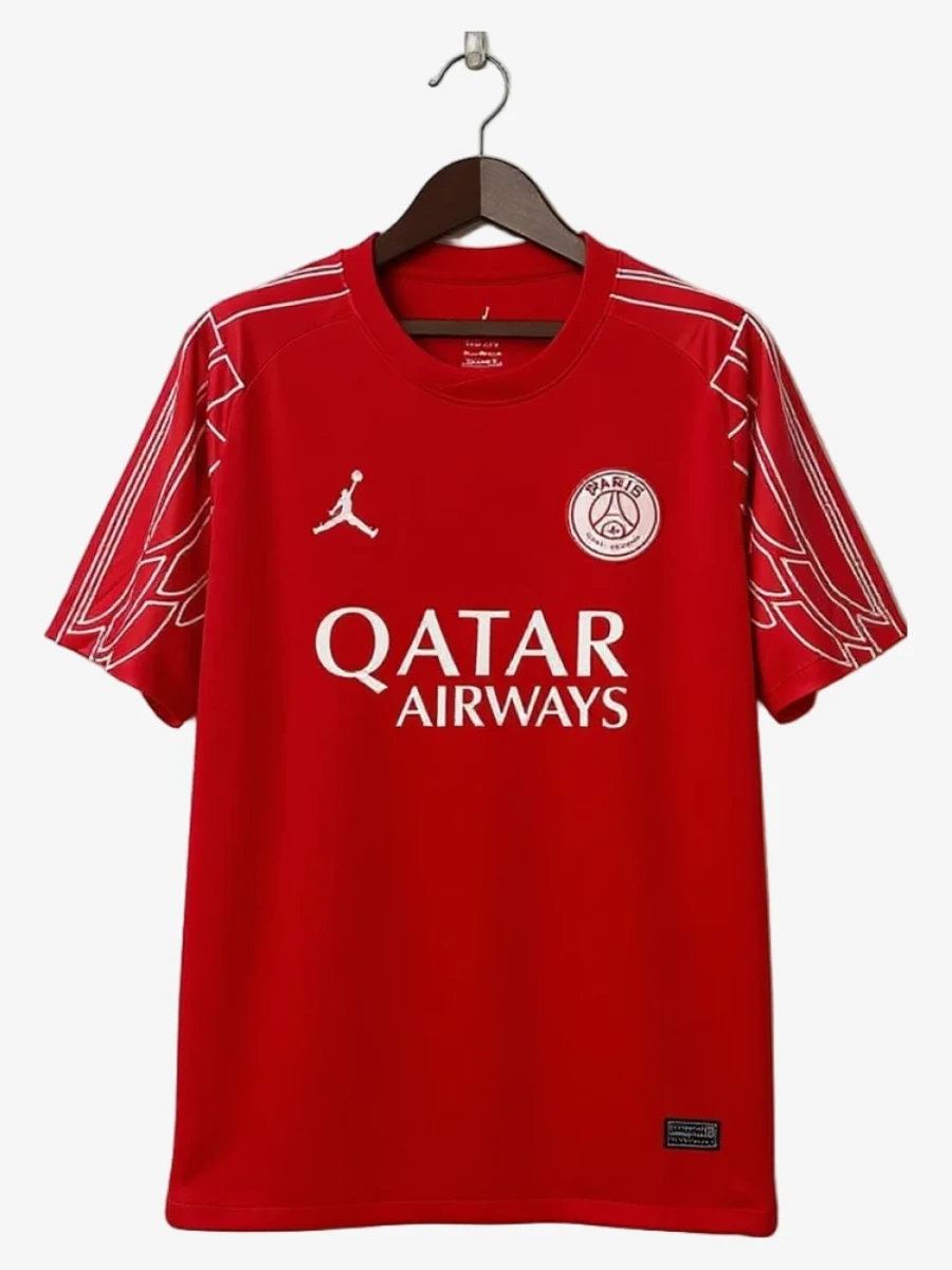 maillot-psg-special-rouge-2025-2026 studio v12 Maillot PSG Special Rouge 2025-2026