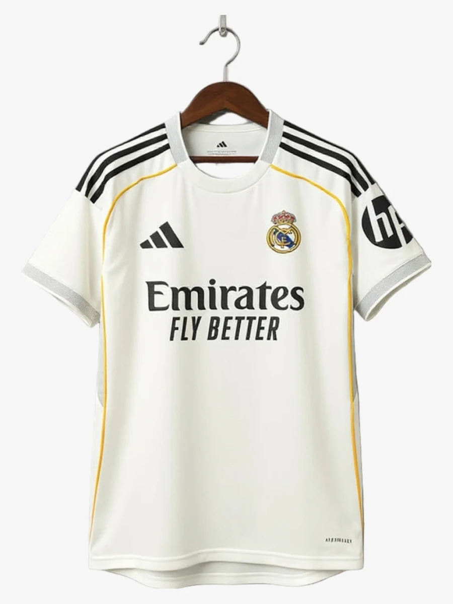 maillot-real-madrid-domicile-2025-2026 studio v12 Camisola Real Madrid Principal 2025-2026