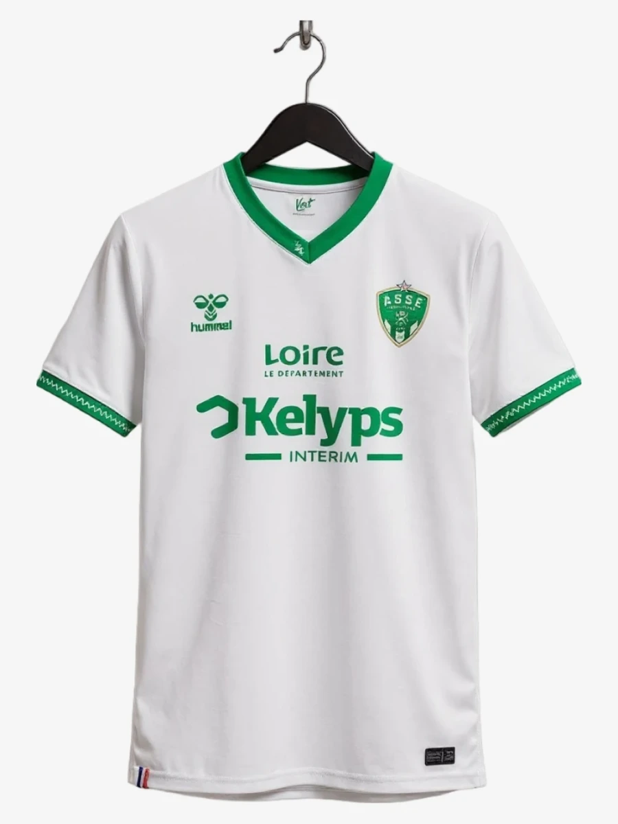 maillot-saint-etienne-exterieur-2025-2026 studio v12 Camisola Saint-Étienne Alternativa 2025-2026