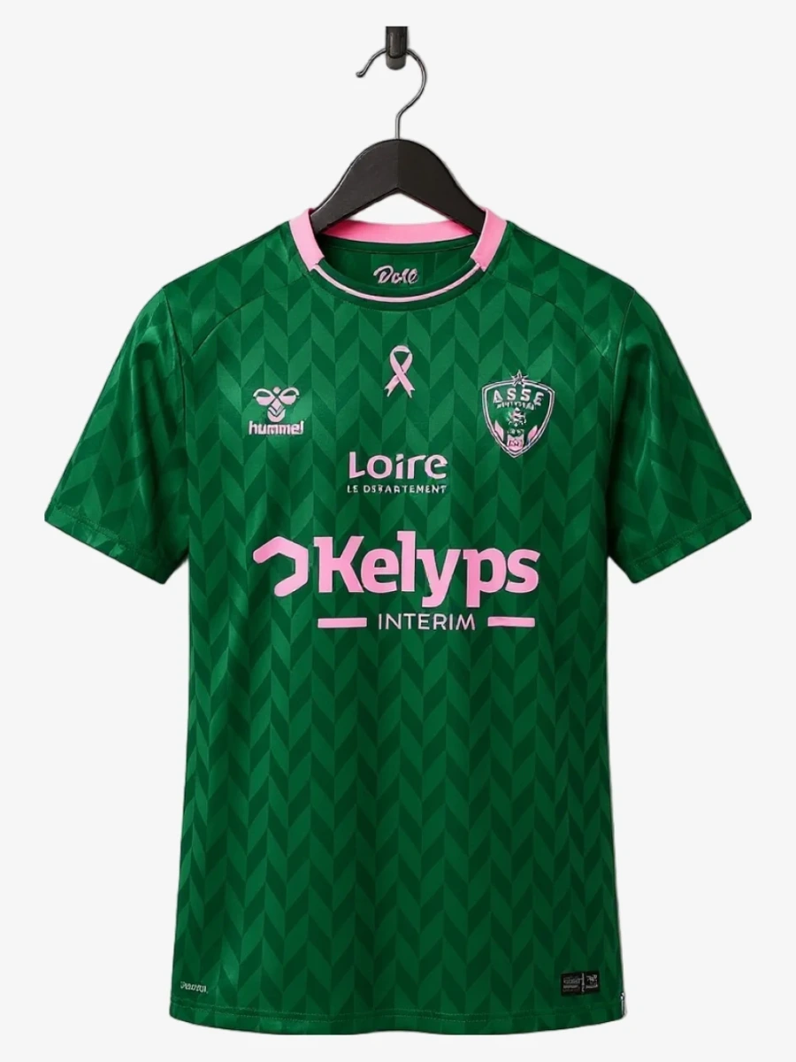 Camisola Saint-Étienne Outubro Rosa 2025-2026