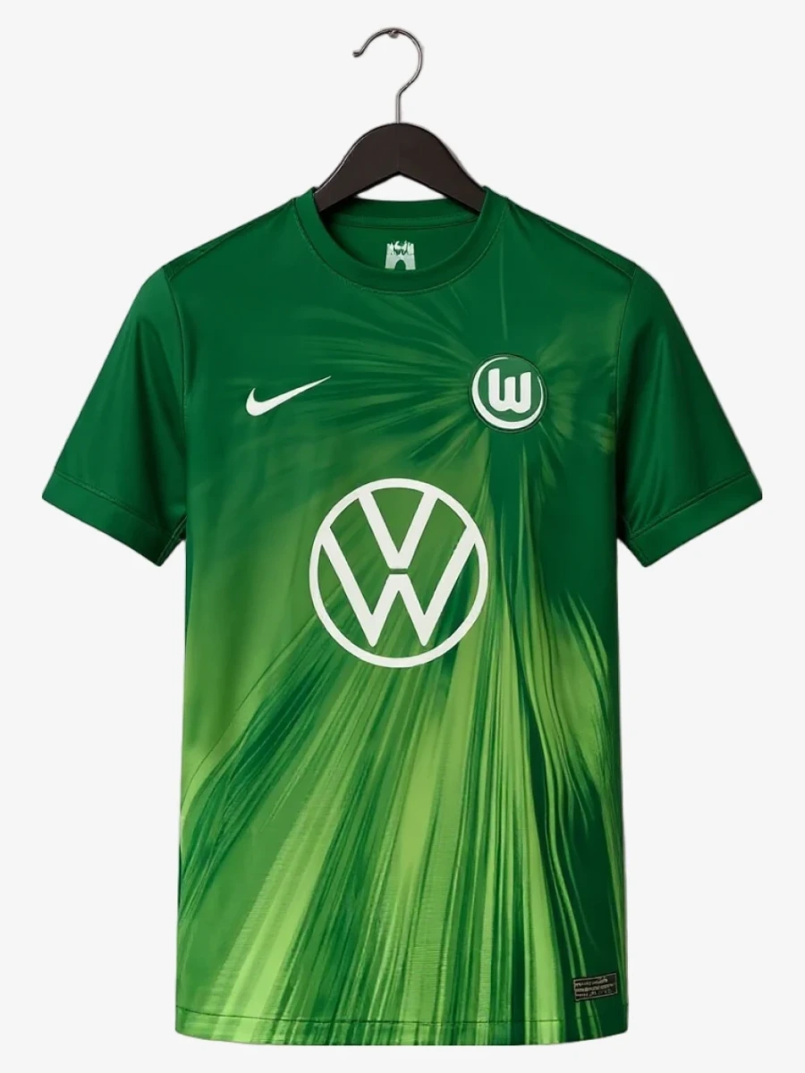 maillot-vfl-wolfsburg-domicile-2025-2026 studio v12 Camisola VfL Wolfsburg Principal 2025-2026
